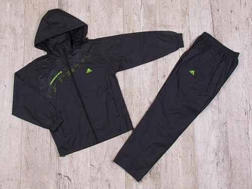 Костюм Спорт Meisty 18007 black-green - делук