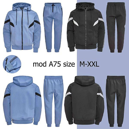 Костюм Спорт Tran A75 black - делук