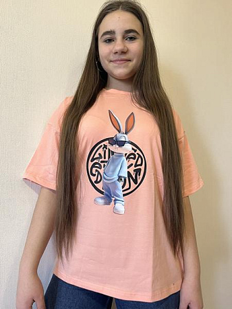 Футболка Moda School M526 peach - делук