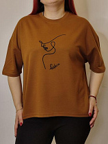 Футболка Kosta A106 camel - делук