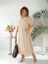 Платье Arina 2422 beige - делук