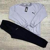 Костюм Спорт Mirwear MW212-241-90 grey-black - делук