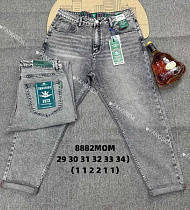 Джинсы God Baron 8882MOM grey - делук