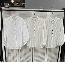 Рубашка Little Secret 234 white-black - делук
