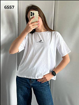 Футболка Fsn 6557 white - делук