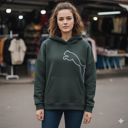 Худи Newe 034 green - делук