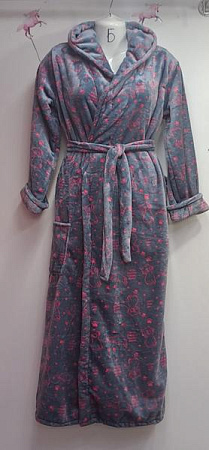 Халат Romeo Life RL927 grey - делук