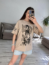 Футболка S.Style 72-0 beige - делук