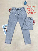 Джинсы Vanver D82011 l.blue - делук