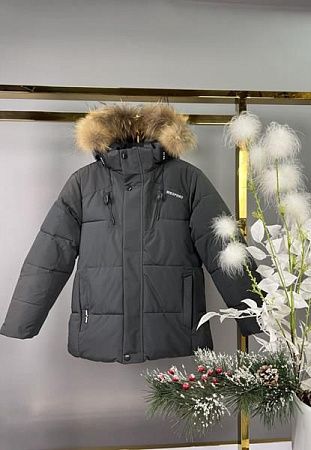 Куртка Delfinka 5876 d.grey - делук