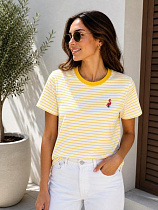 Футболка New Season F022 yellow - делук