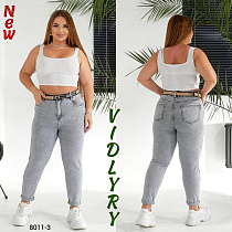 Джинсы Vidlyry 8011-3 l.grey - делук