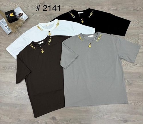 Футболка Nefertiti 2141 white - делук