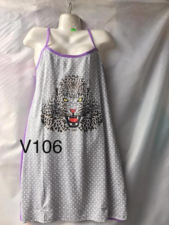 Ночнушка Xyen V106 grey - делук