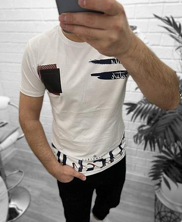 Футболка Nik 56370 white - делук