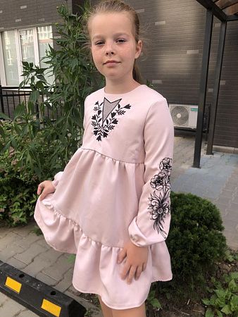 Платье Moda School M22 powder - делук