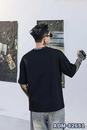 Футболка 2Bro ADM82651 black - делук