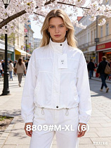 Ветровка Jacket 8809 white - делук