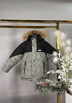 Куртка Delfinka 8852 l.grey - делук