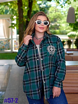 Рубашка Bat 57-2 green - делук