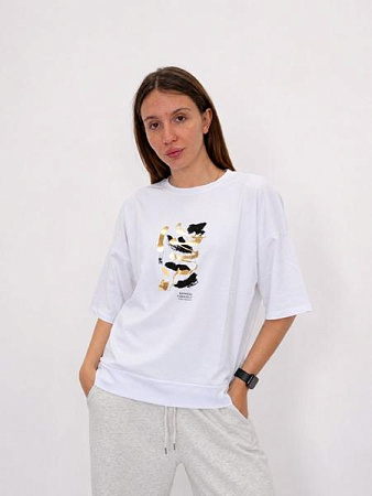 Футболка Fsn 6520 white - делук