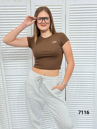 Топ Mmc Clothes 7116 brown - делук