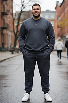 Костюм Спорт Delviago DL666 d.grey - делук