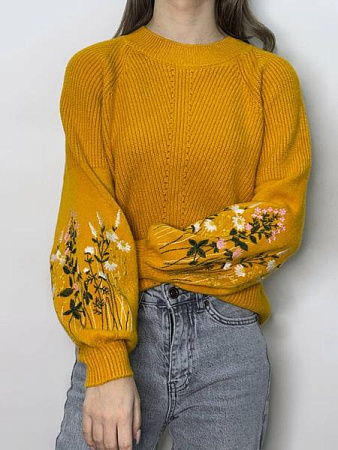 Свитер Kosta 5616 yellow - делук