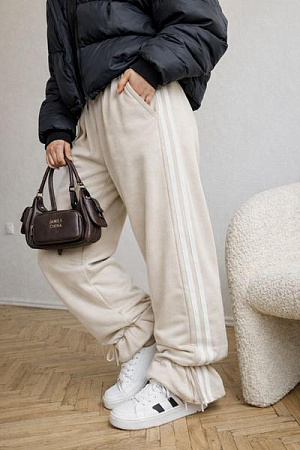 Штаны Спорт Arina 1699 beige - делук