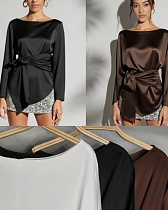 Блузка Style Nadezhda 1642 black - делук