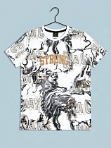 Футболка Dino DN392 white - делук