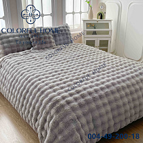 Плед Шиншилла-кролик 006-49-18 grey - делук