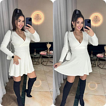 Платье Arina 8063 white - делук