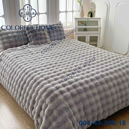 Плед Шиншилла-кролик 006-49-18 grey - делук