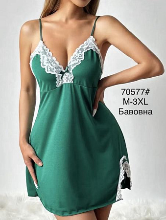 Ночнушка Fili Wear 70577 green - делук