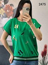 Футболка Fsn 2475 green - делук