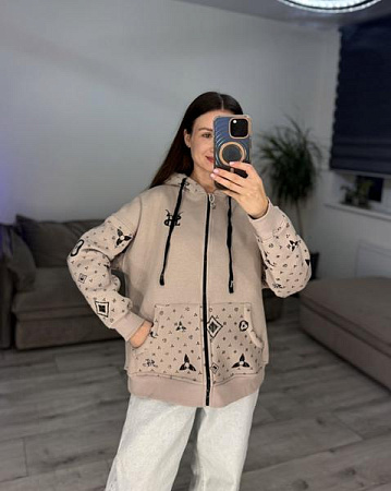 Кофта Спорт S.Style 602-1 beige - делук