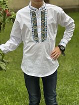 Вышиванка Nik 55967 white - делук
