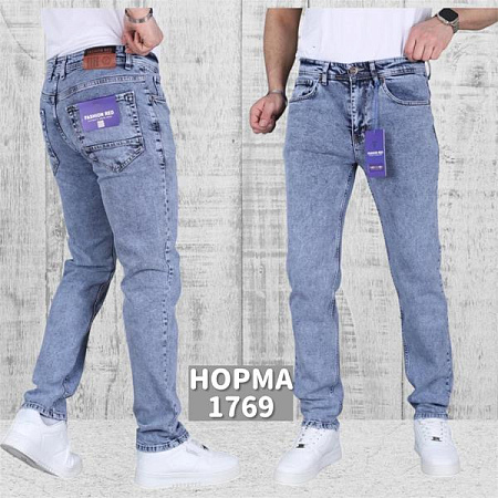 Джинсы God Baron 1769 l.blue - делук