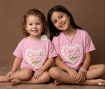 Футболка Bright Harmony 854-2 pink - делук