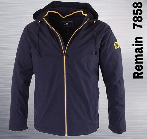 Куртка Azt 7858 navy-yellow - делук