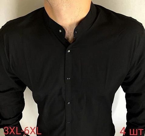 Рубашка Надийка ND268 black - делук