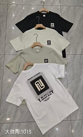 Футболка F.T.H 1013 l.grey - делук