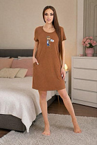 Ночнушка Trikotag T1377 brown - делук