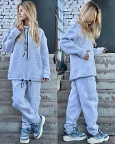 Костюм Спорт Karolina KR322 l.grey - делук