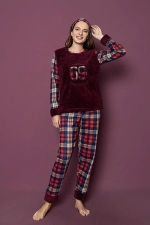 Пижама Homewear 8199 wine - делук