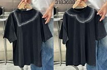 Футболка Delfinka 25971 black - делук