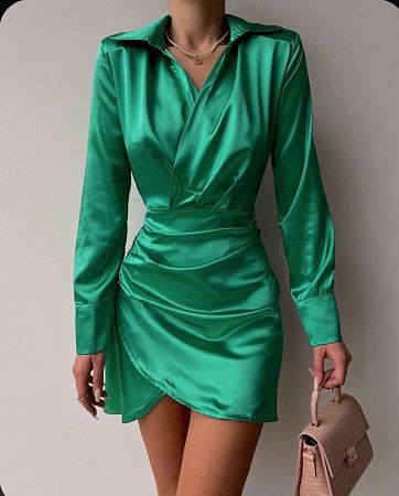Платье Girl 459 green - делук
