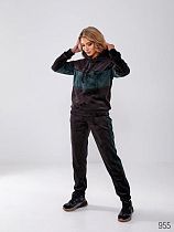 Костюм Спорт Loren 955 black-green - делук