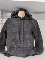 Худи Panda 1351 black - делук